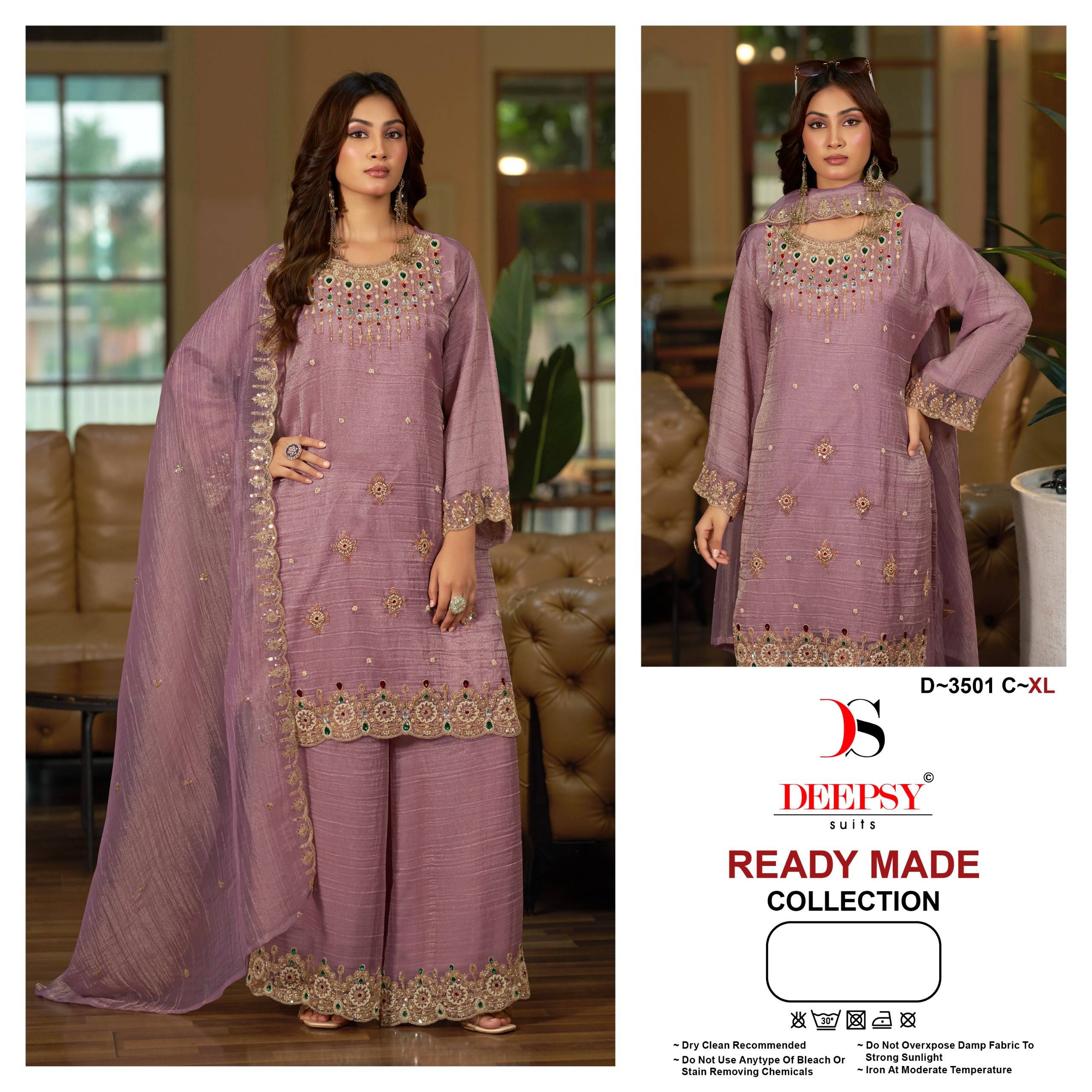 D-3501 SERIES BY DEEPSY SUITS Pakistani Suits Colorful Ethnic Wear Silk Readymade Dresses At Wholesale